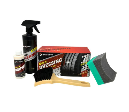 Dura-Dressing Total Tire Kit (Single Standard Car Kit NOT for trucks) Made in USA