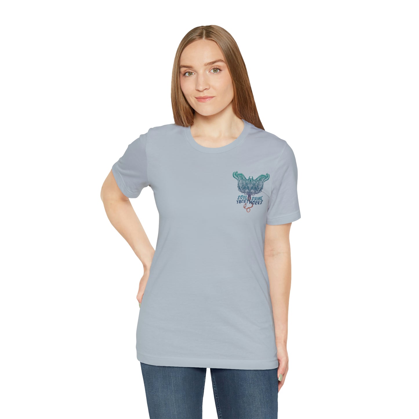 Soul Shine Yachtworks Manta Logo Unisex Jersey Short Sleeve Tee