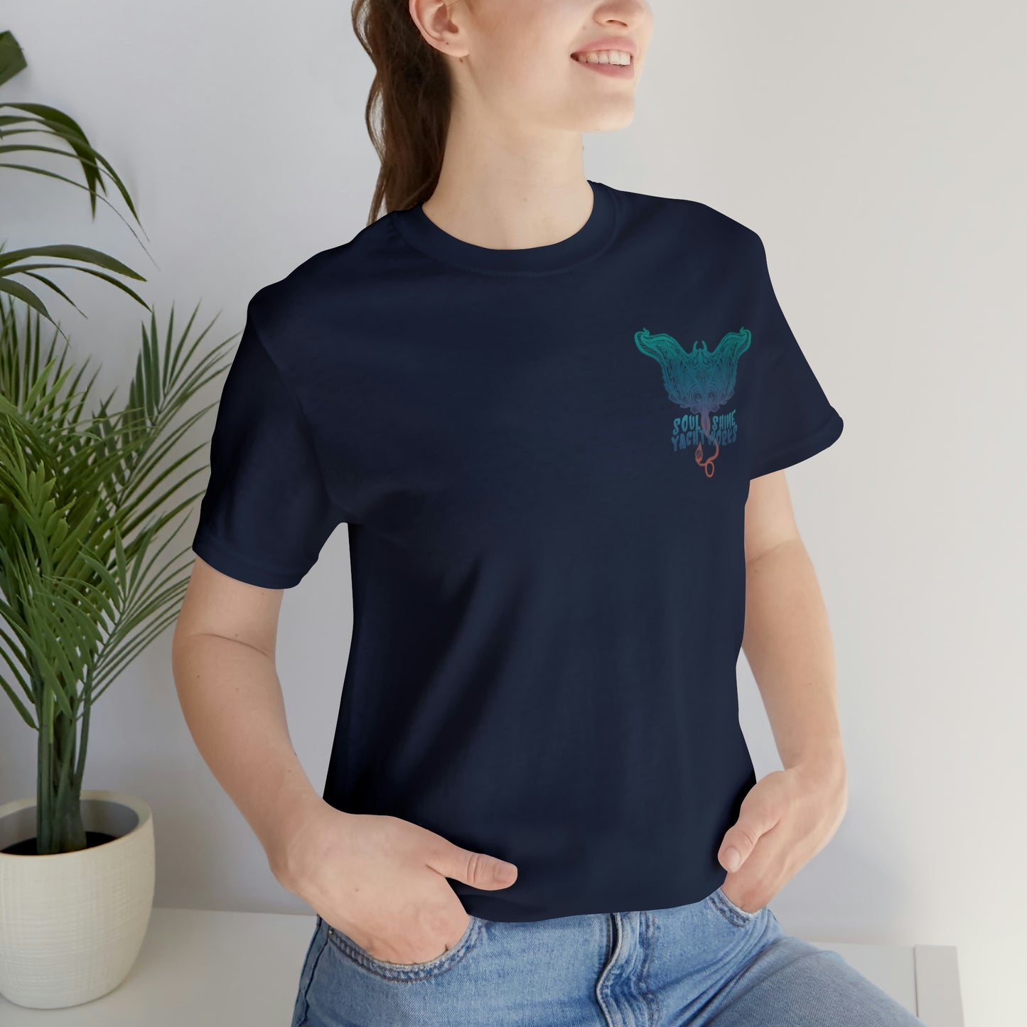 Soul Shine Yachtworks Manta Logo Unisex Jersey Short Sleeve Tee