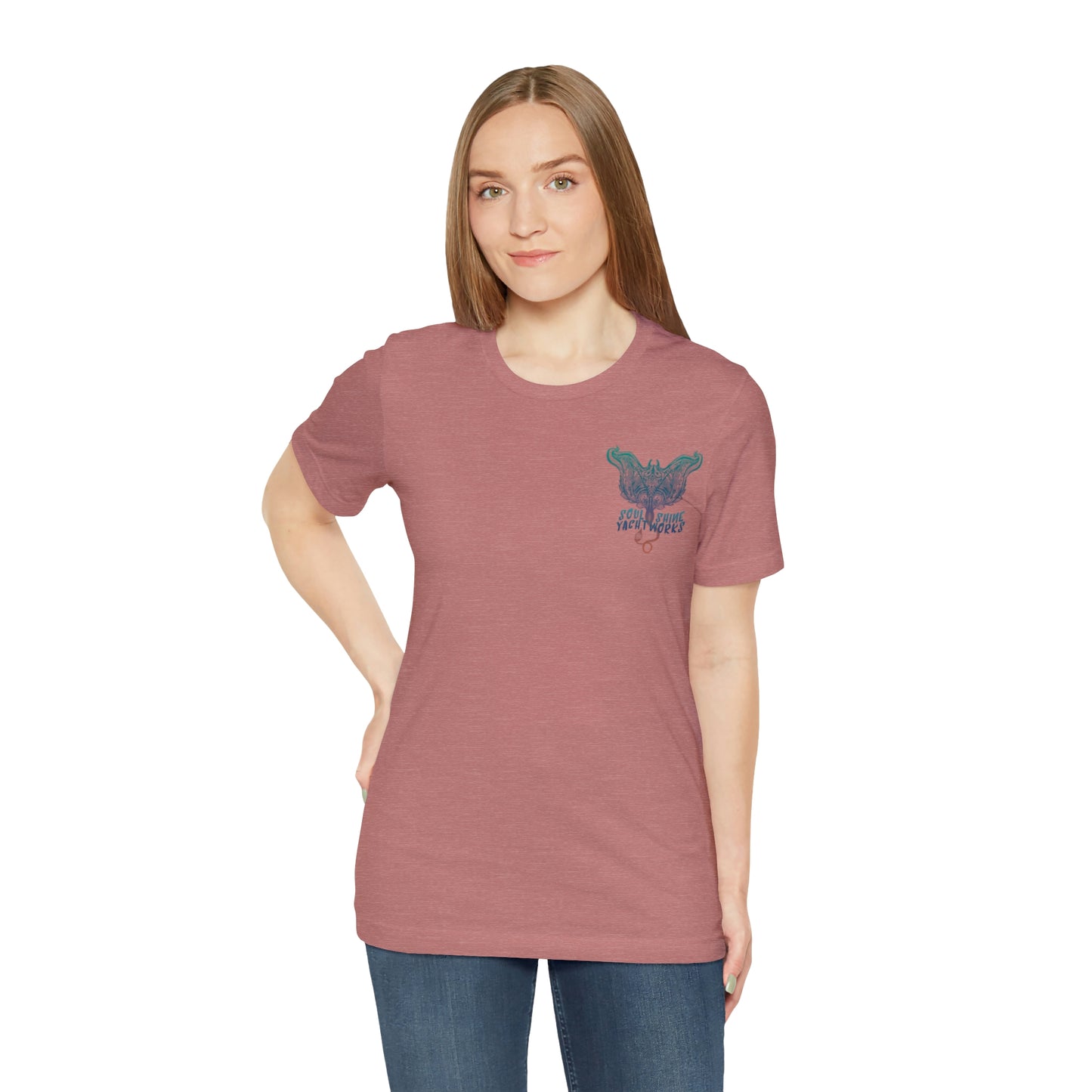 Soul Shine Yachtworks Manta Logo Unisex Jersey Short Sleeve Tee