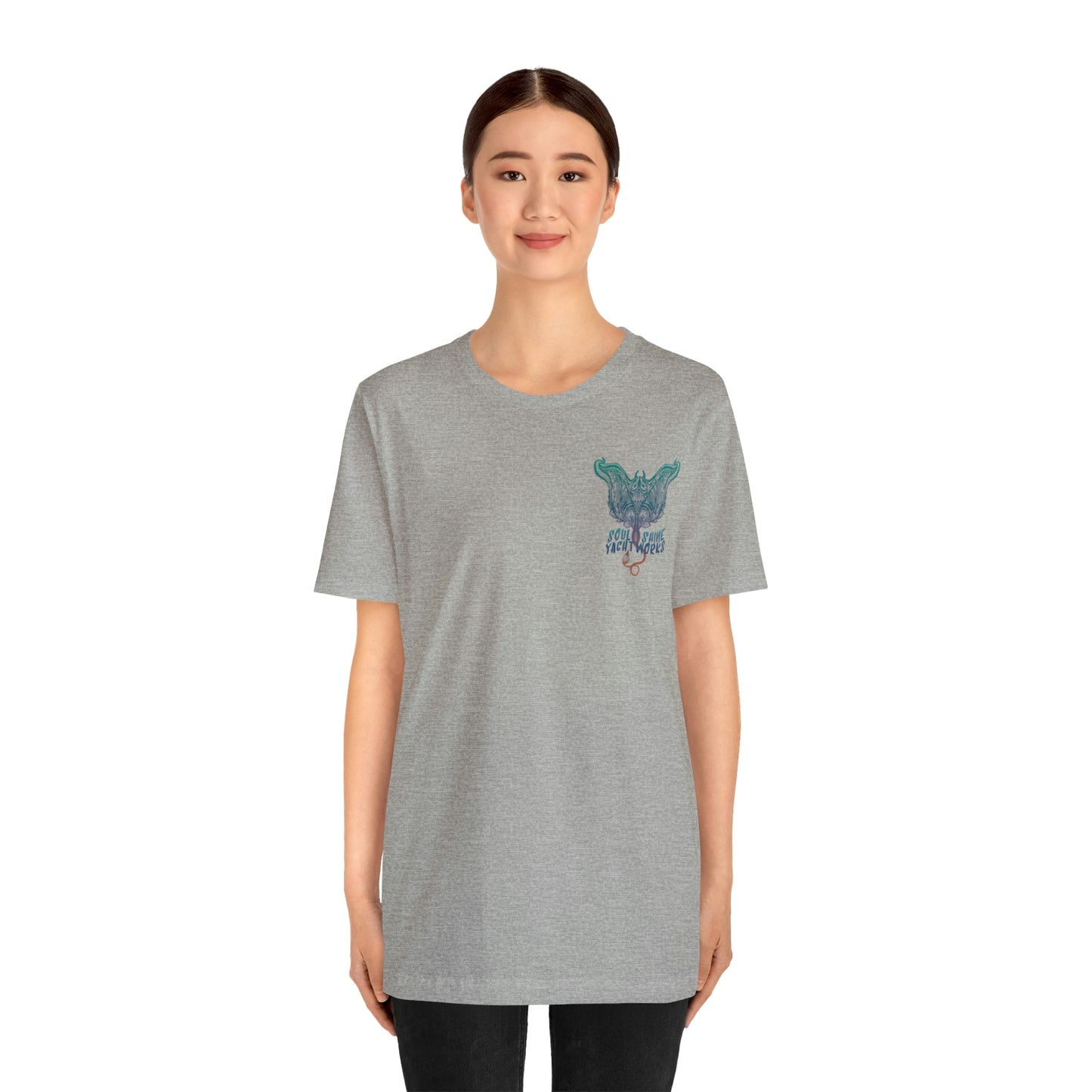 Soul Shine Yachtworks Manta Logo Unisex Jersey Short Sleeve Tee