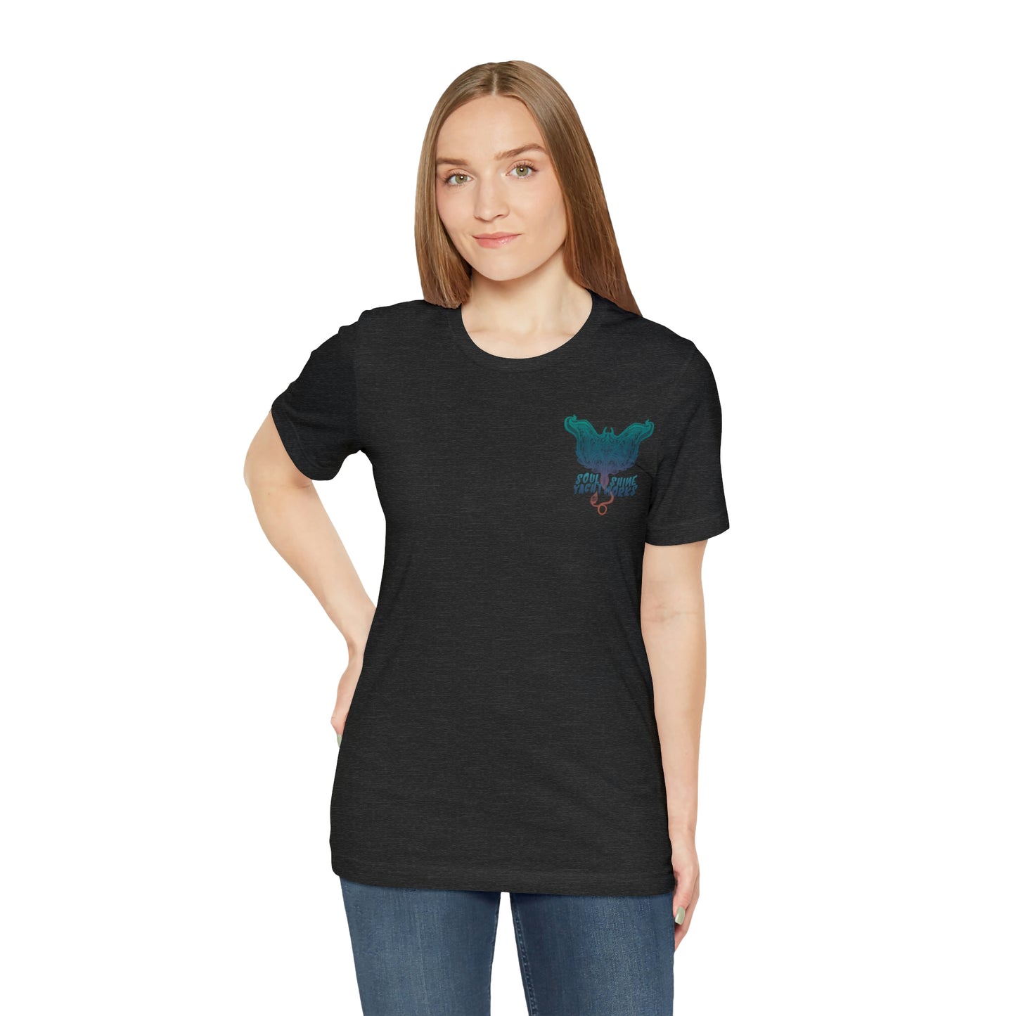 Soul Shine Yachtworks Manta Logo Unisex Jersey Short Sleeve Tee