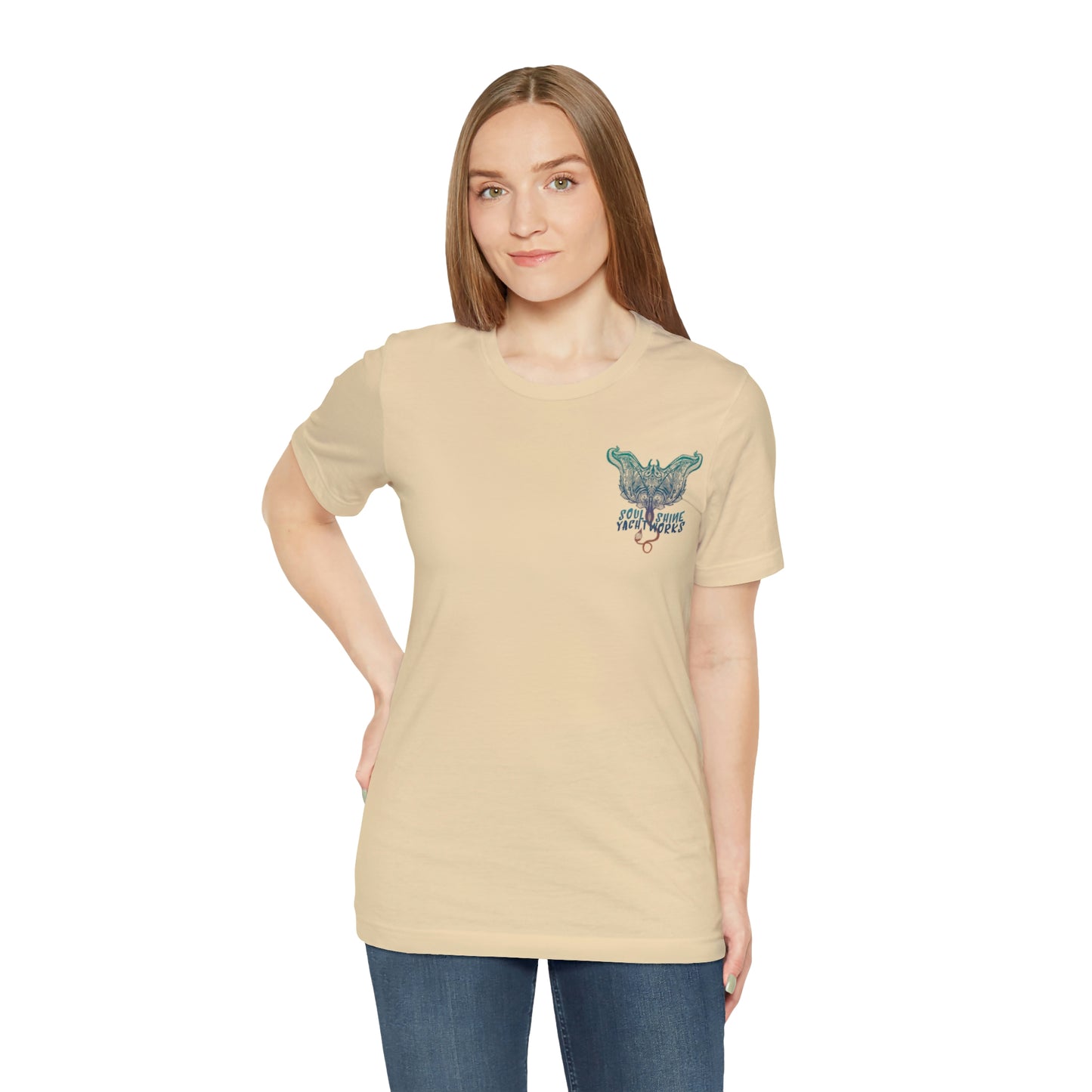 Soul Shine Yachtworks Manta Logo Unisex Jersey Short Sleeve Tee