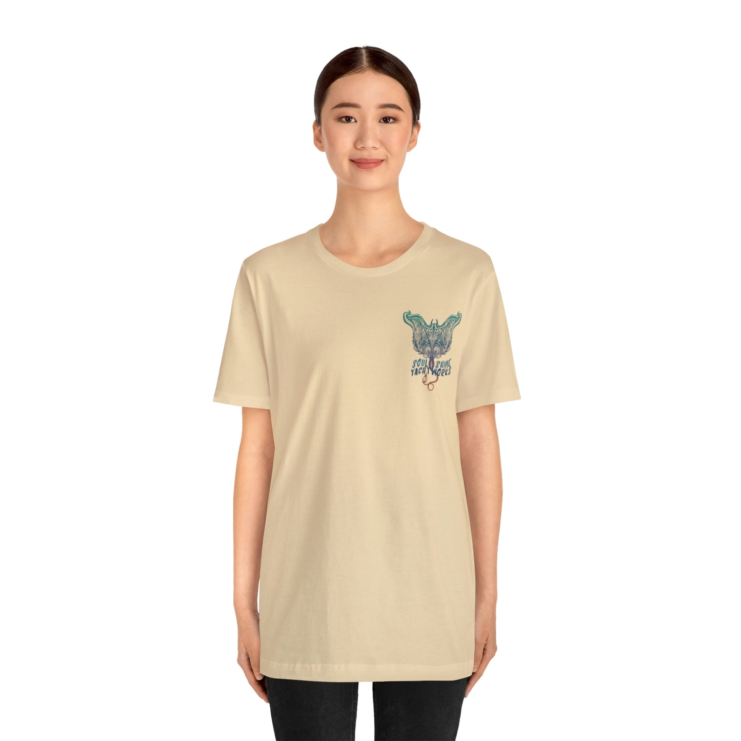 Soul Shine Yachtworks Manta Logo Unisex Jersey Short Sleeve Tee