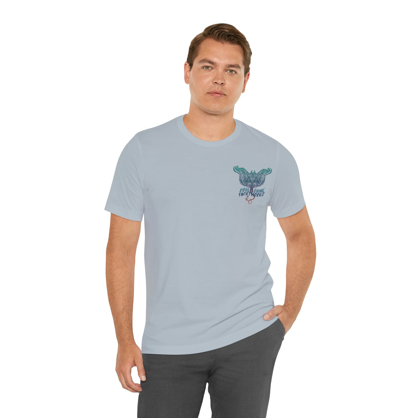 Soul Shine Yachtworks Manta Logo Unisex Jersey Short Sleeve Tee