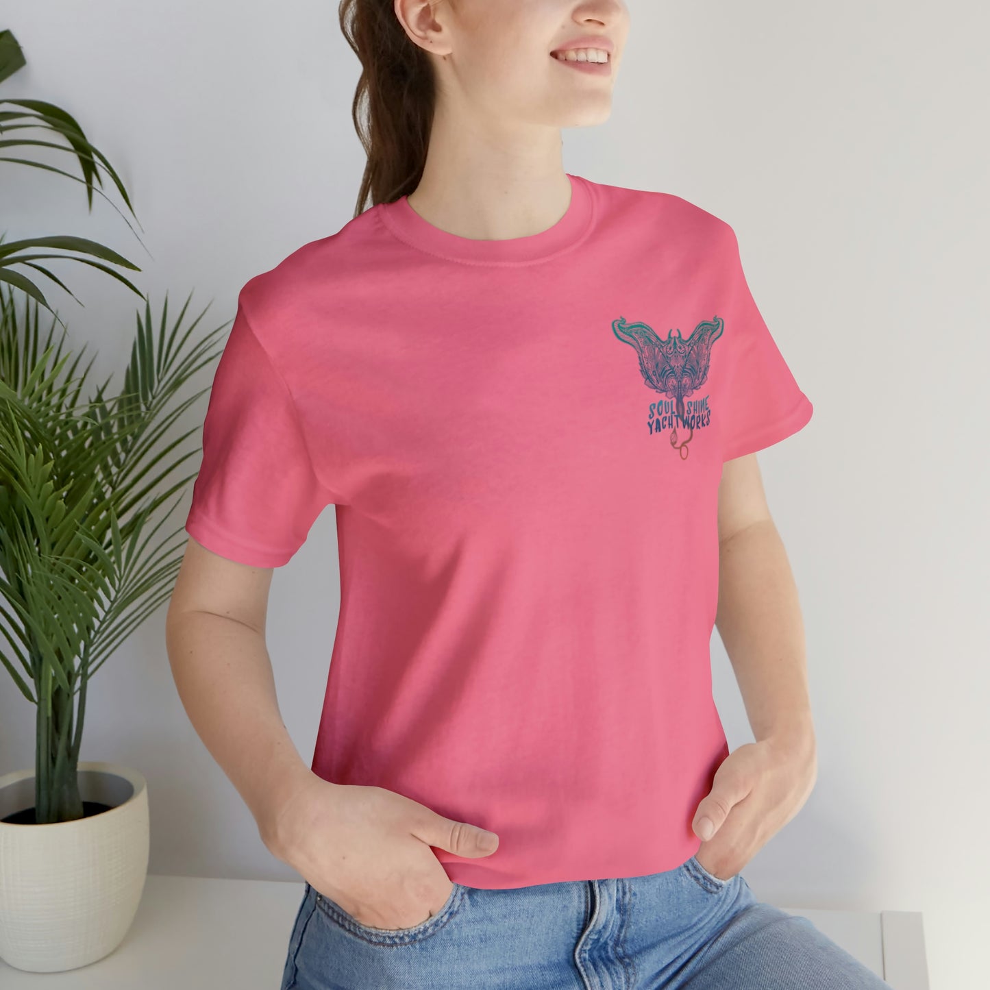 Soul Shine Yachtworks Manta Logo Unisex Jersey Short Sleeve Tee