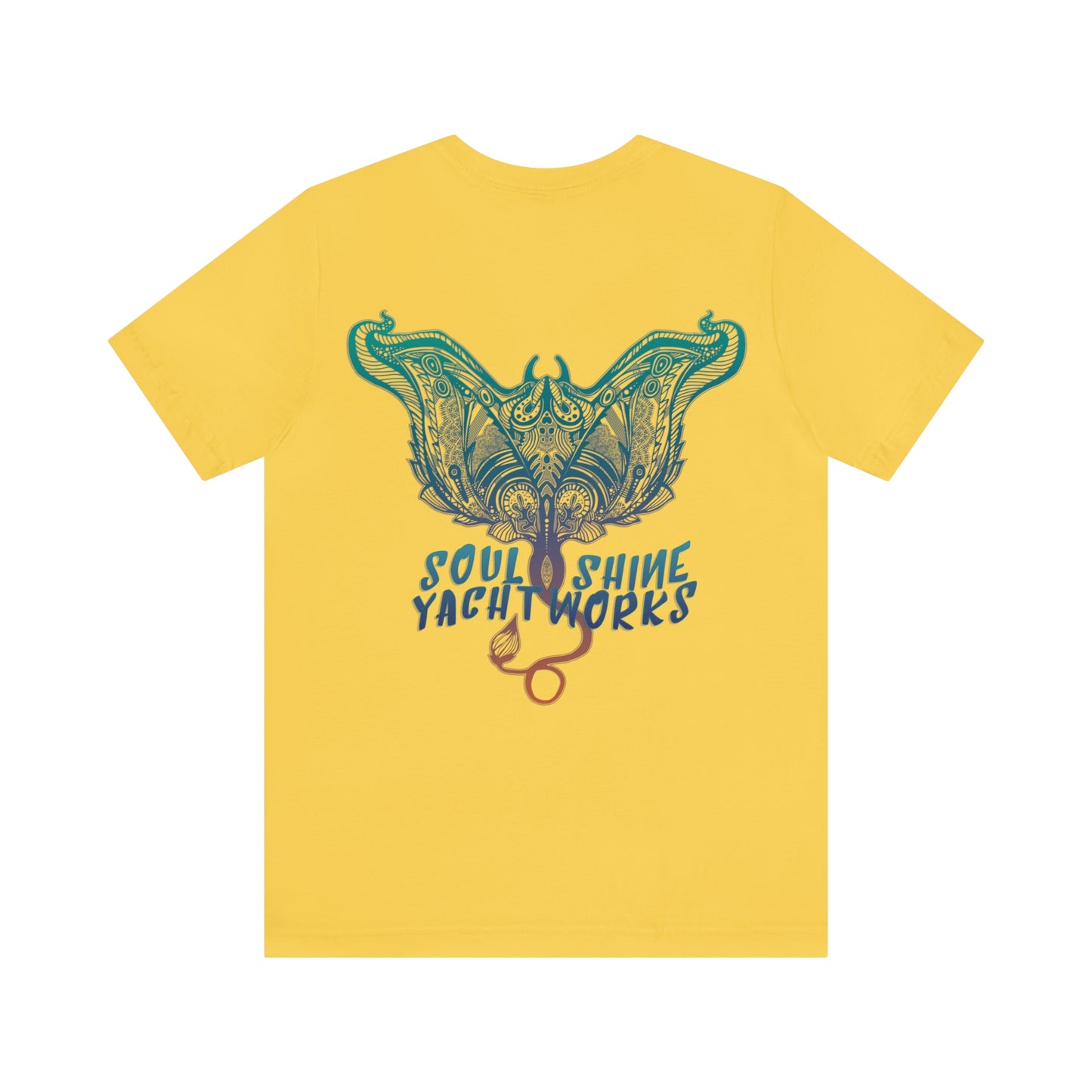 Soul Shine Yachtworks Manta Logo Unisex Jersey Short Sleeve Tee