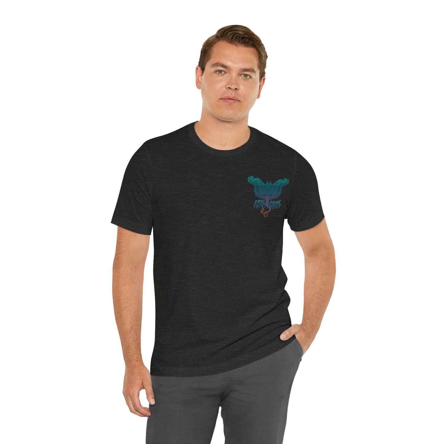 Soul Shine Yachtworks Manta Logo Unisex Jersey Short Sleeve Tee