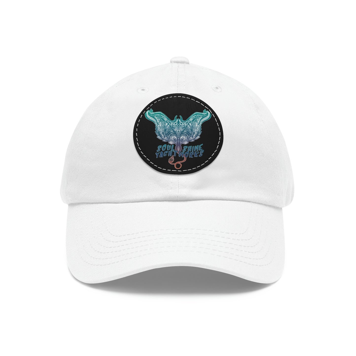 Soul Shine Yachtworks Dad Hat with Leather Patch (Round)