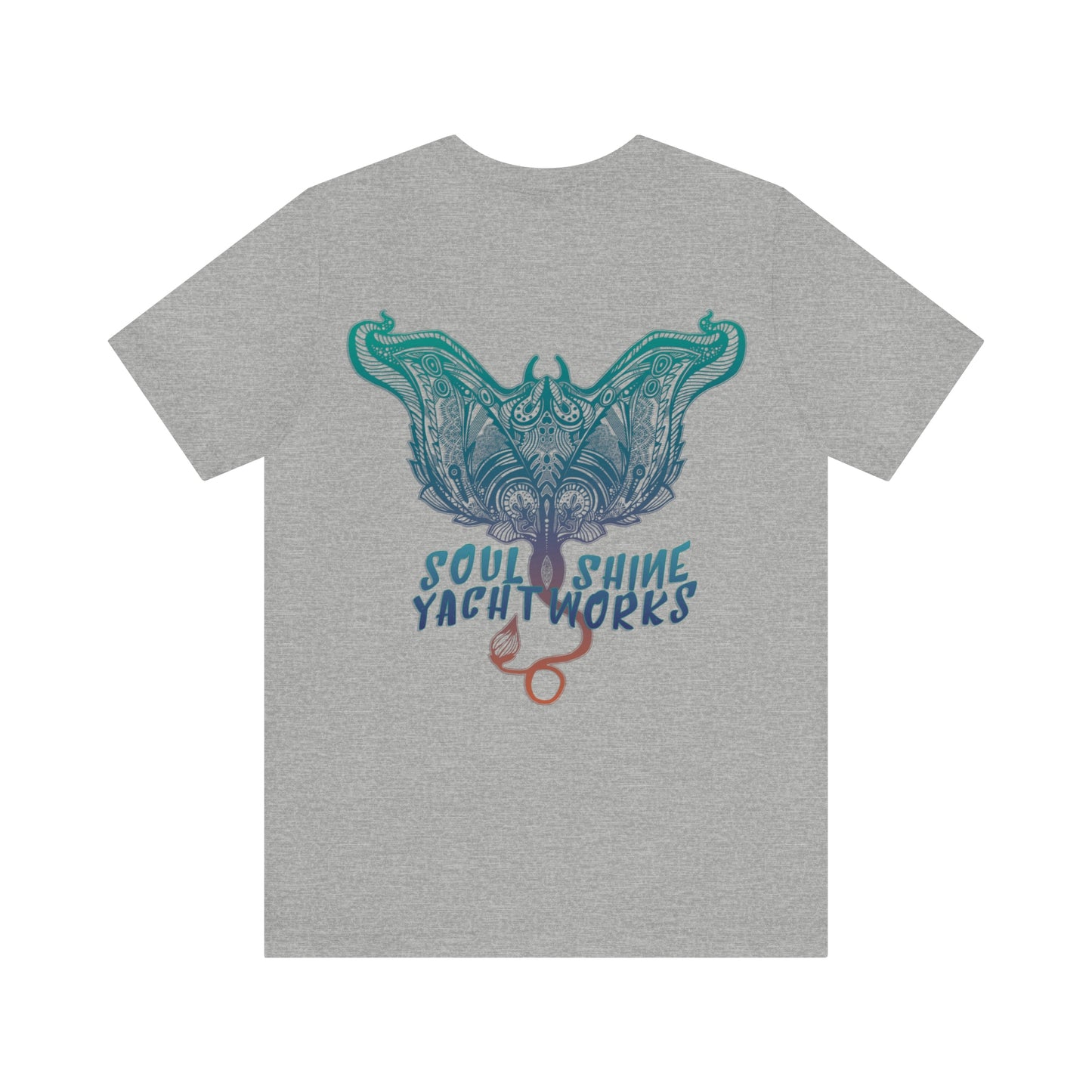 Soul Shine Yachtworks Manta Logo Unisex Jersey Short Sleeve Tee